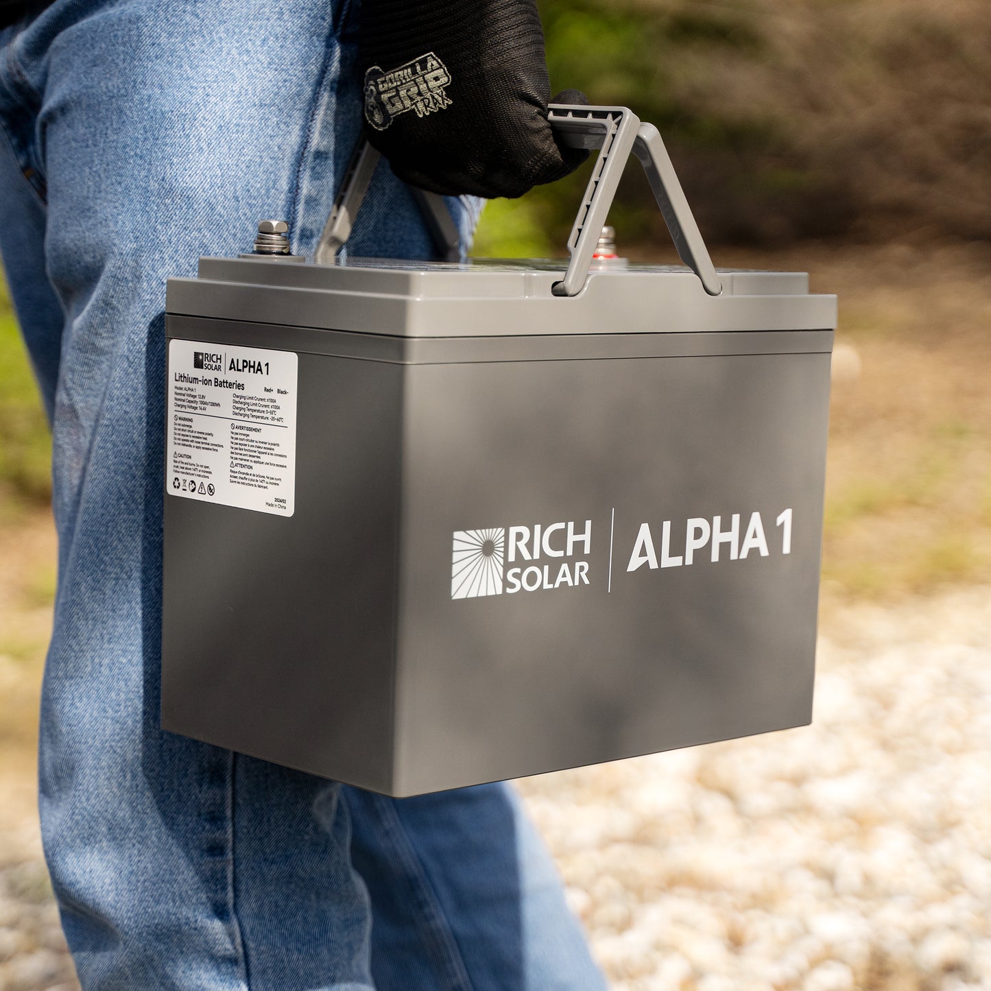 Rich Solar - Alpha 1 | 12V 100Ah LifePO4 Battery