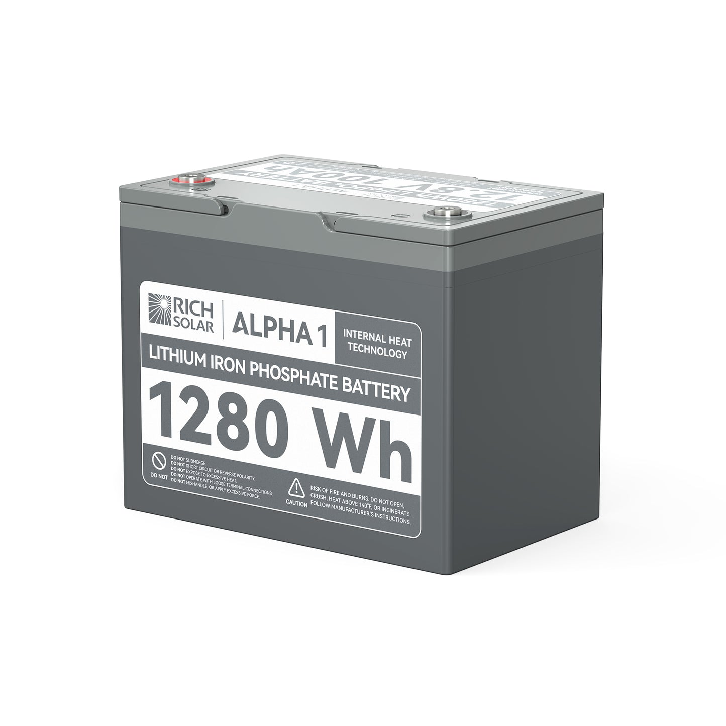 Rich Solar - Alpha 1 | 12V 100Ah LifePO4 Battery