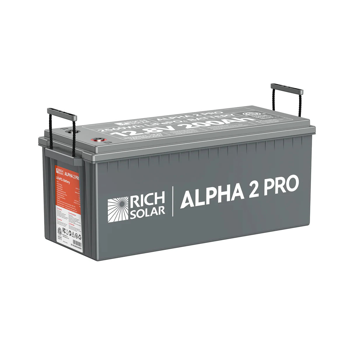 Rich Solar - Alpha 2 Pro| 12V 200Ah LifePO4 Battery