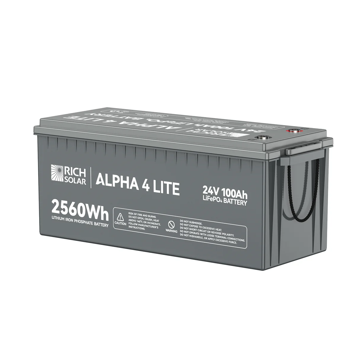 Rich Solar - Alpha 4 Lite | 24V 100Ah LifePO4 Battery