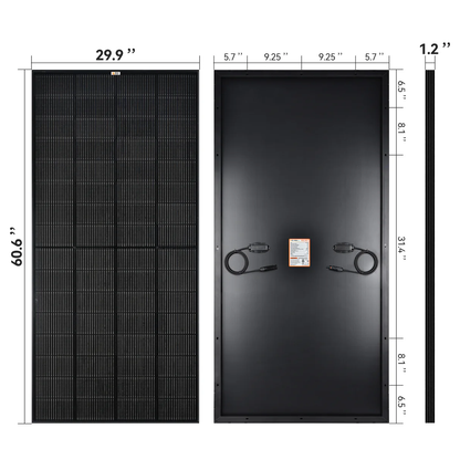 Rich Solar - Mega 250 | 12V 250 Watt Solar Panel