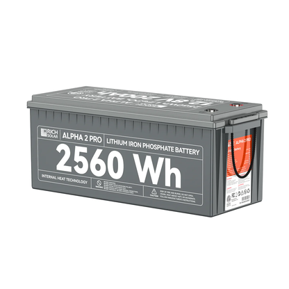 Rich Solar - Alpha 2 Pro| 12V 200Ah LifePO4 Battery