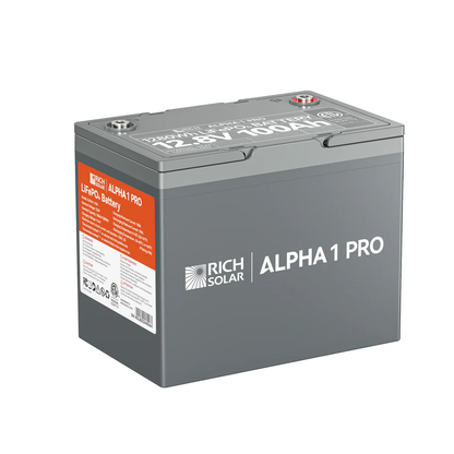 Rich Solar - Alpha 1 Pro | 12V 100Ah LifePO4 Battery